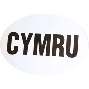 W4 Large Oval CYRMU/Wales Sticker