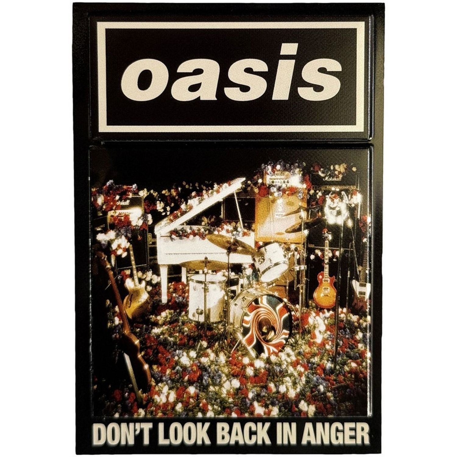 Oasis Don´T Look Back In Anger Single Fridge Magnet - Multicoloured