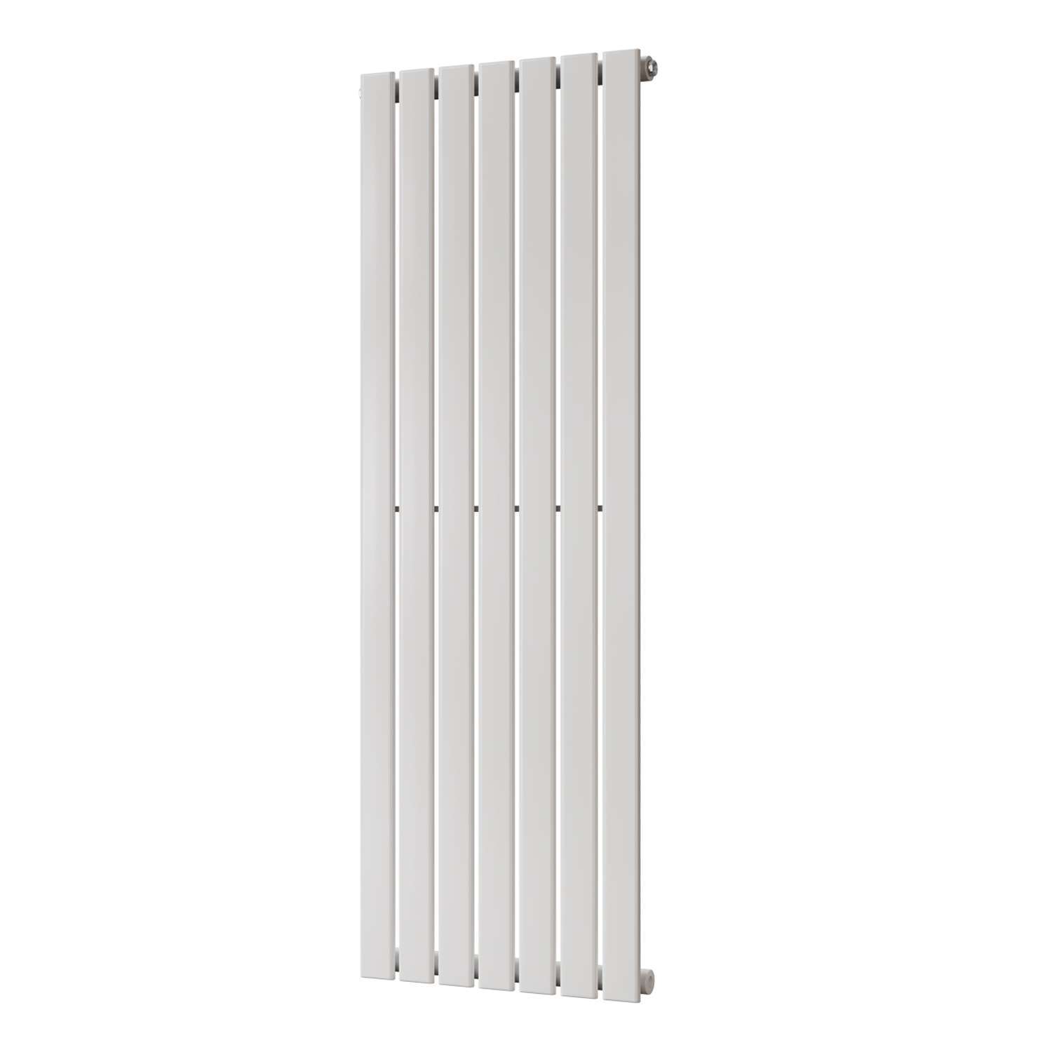 Uk Radiators Typhoon - White Vertical Radiator Single Panel - Feet Included - White / 476Mm / 1400Mm