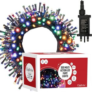 GloBrite Christmas Lights 8 Lighting Modes Multi Coloured Indoor Outdoor Decoration