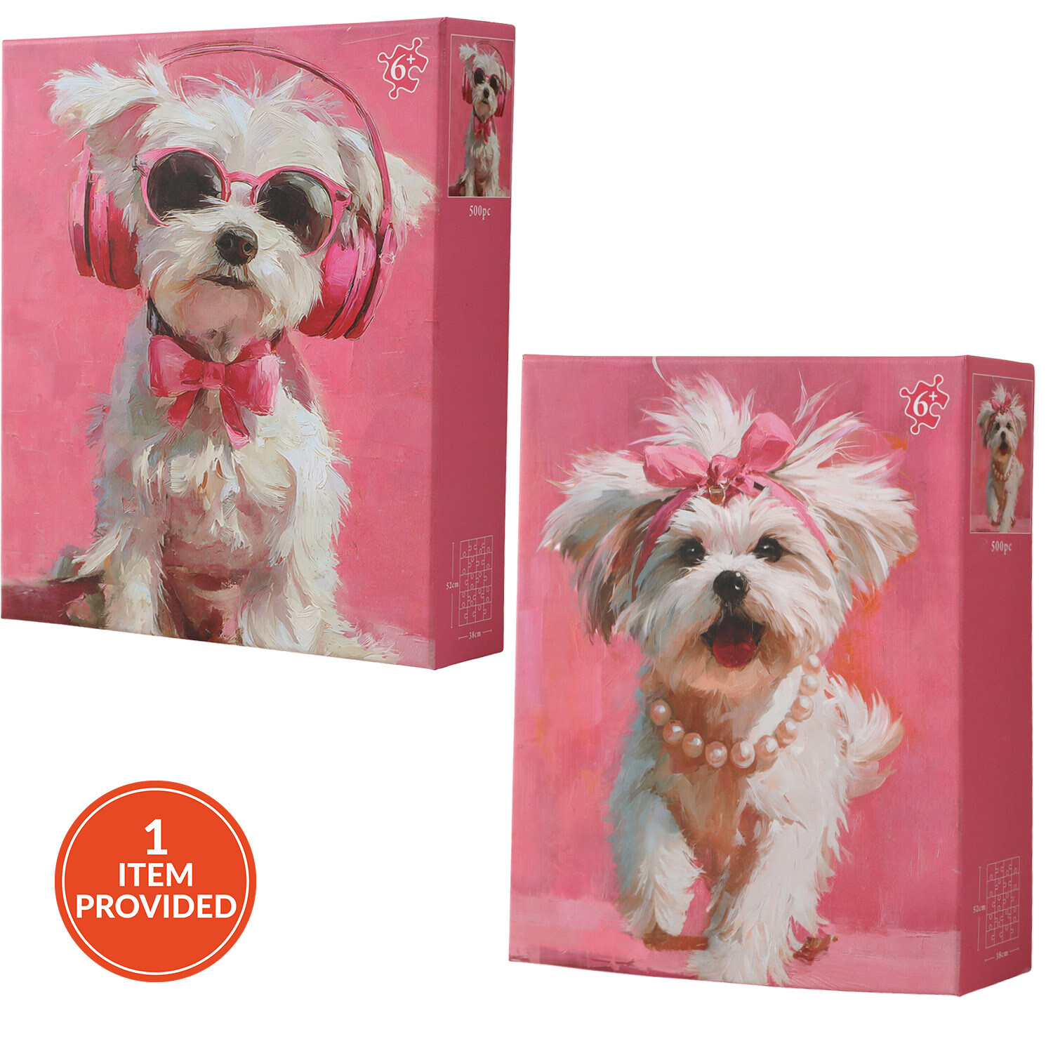 500 Piece Funny Dog Puzzle