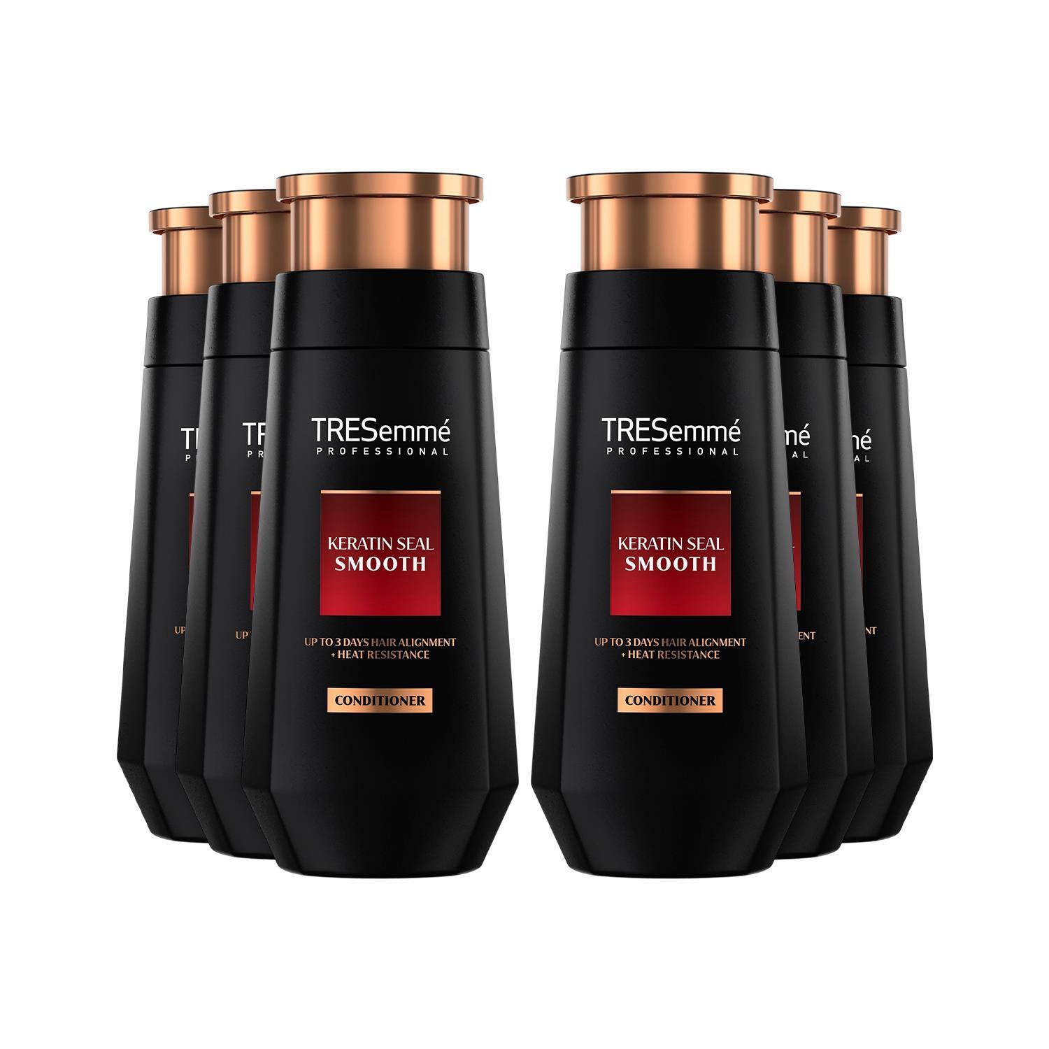 TRESemmé Keratin Seal Smooth Conditioner, 300 ml | Salon-grade Keratin sealing, up to 3 days of aligned hair*, frizz control, humidity protection, soft and sleek manageability - Image 3