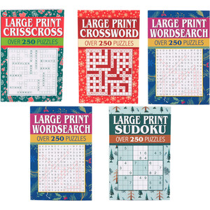Large Print Christmas Puzzles Pack