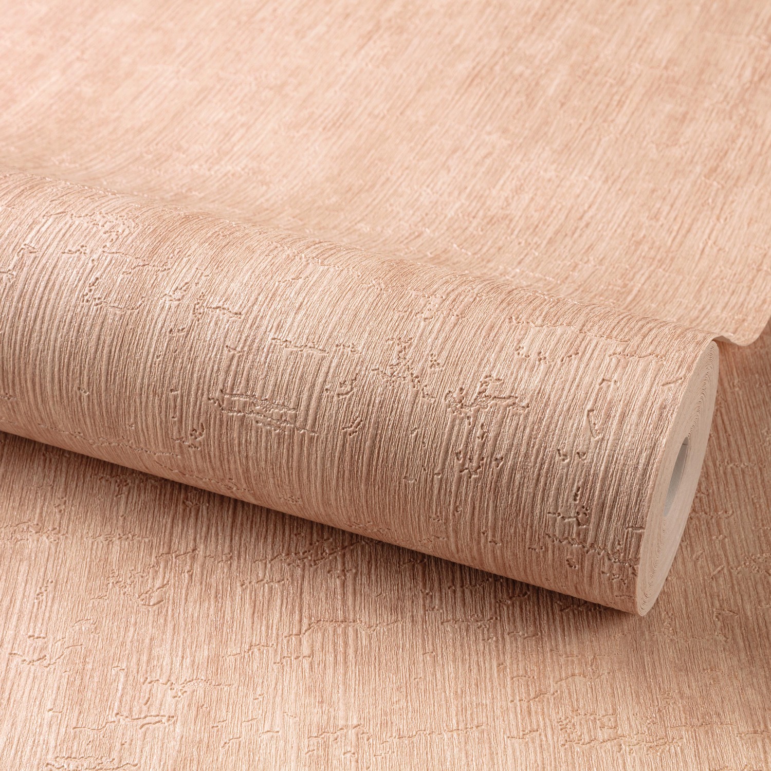 Grandeco Boutique Aspen Bark Texture Embossed Wallpaper - Pink