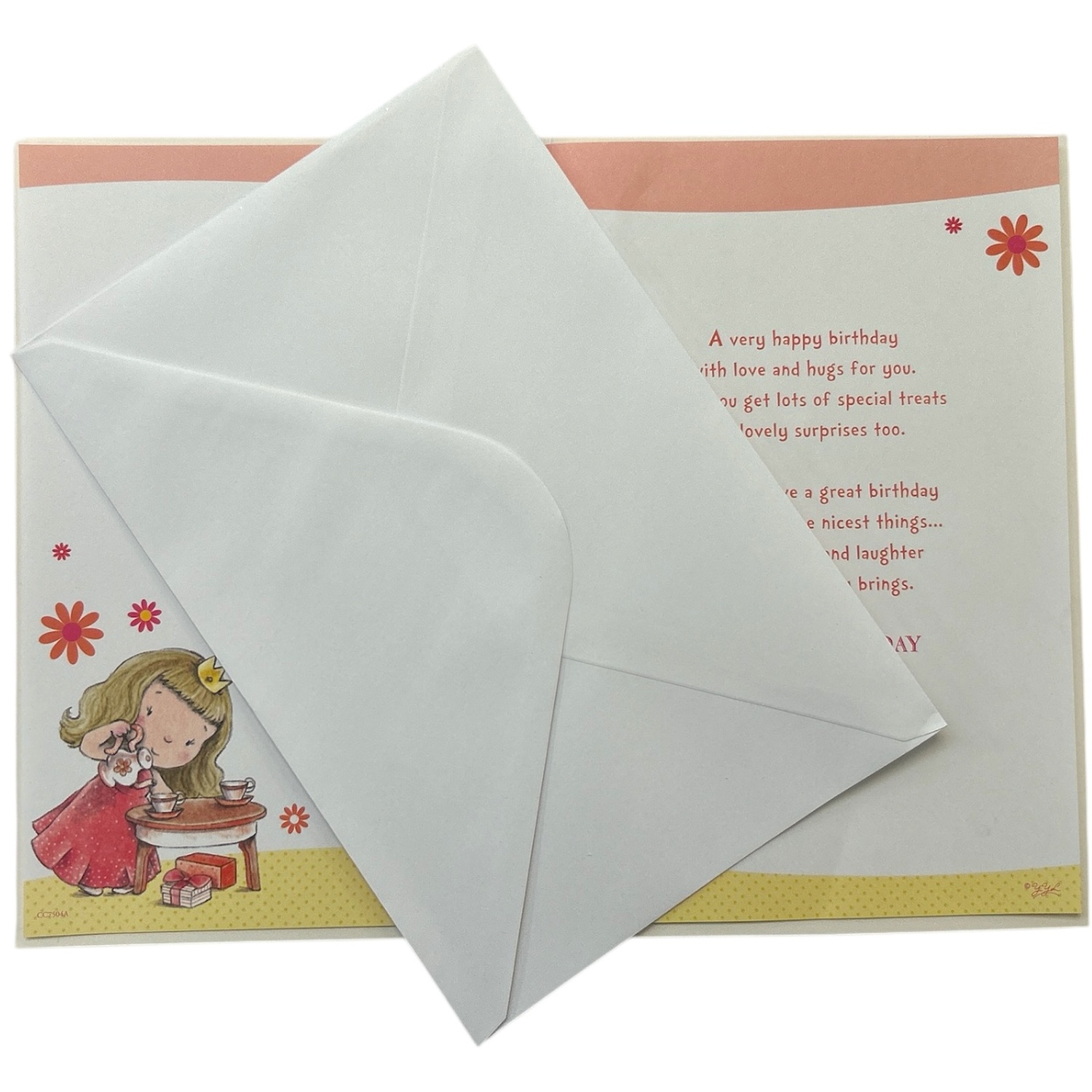 Sister Age 2 Juvenile Candy Club Birthday Card