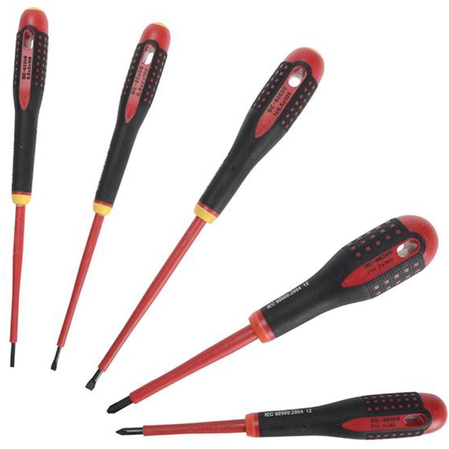 11 Piece RED Long Reach Metric Ball End Hex/Allen Key Set + Holder AK7164 - Image 12