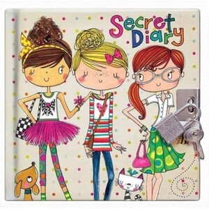 Friends Secret Lockable Diary