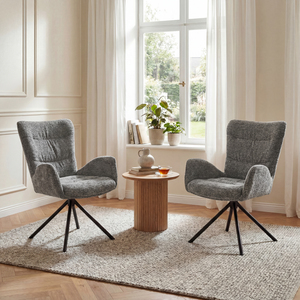 SONARA Modern Swivel Accent Chair Stylish Upholstered Seat Set of 2
