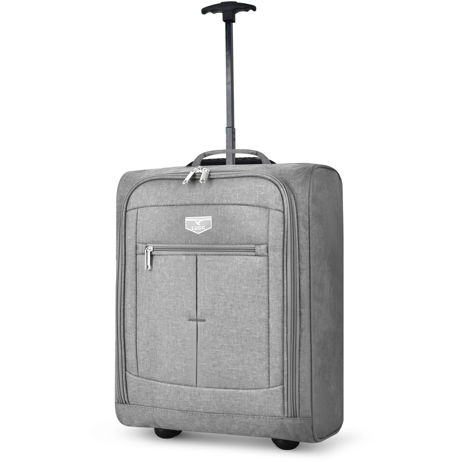 Lugg Unisex Grey Lightweight Cabin Age With Wheels - Jupiter, 55X40x20cm In - Image 4
