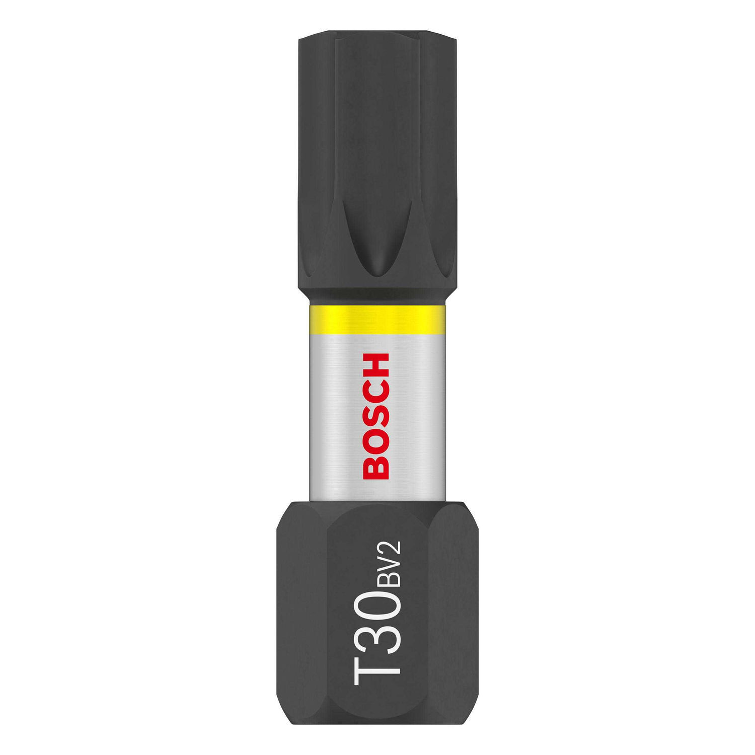 Bosch Pro Torx Impact Screwdriver Bit (Pack Of 25) - Black/Silver/Yellow