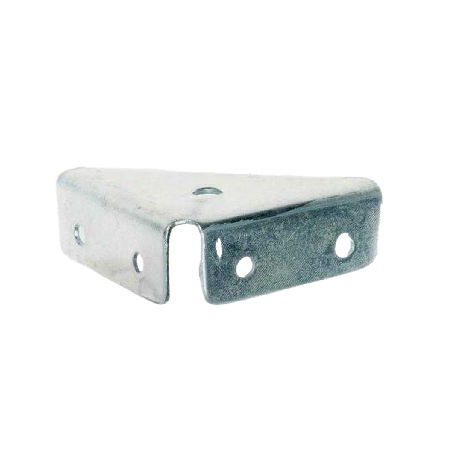 Securpak Zinc Plated Corner Bracket (Pack Of 2) - Silver