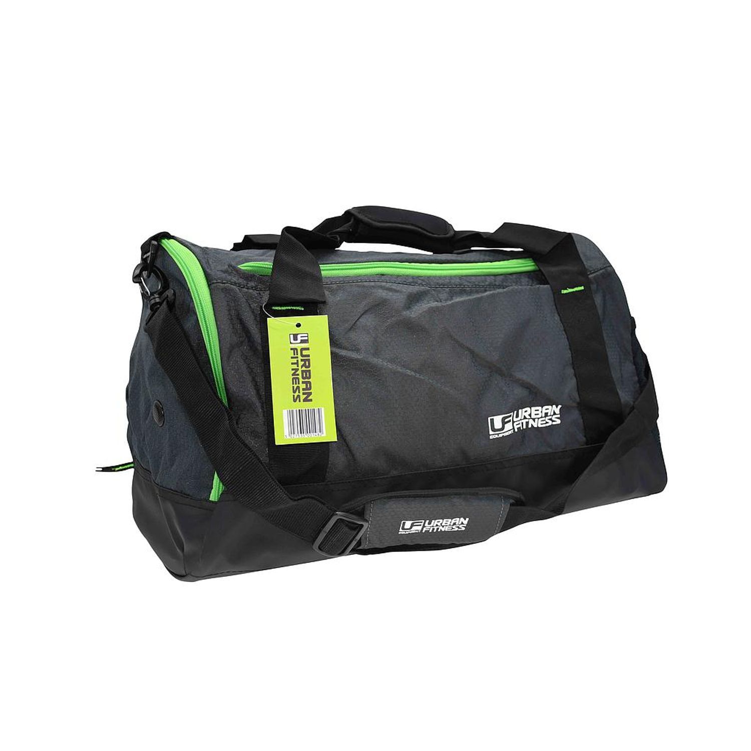 Urban Fitness Equipment Duffle Bag - Charcoal Grey/Black/Green