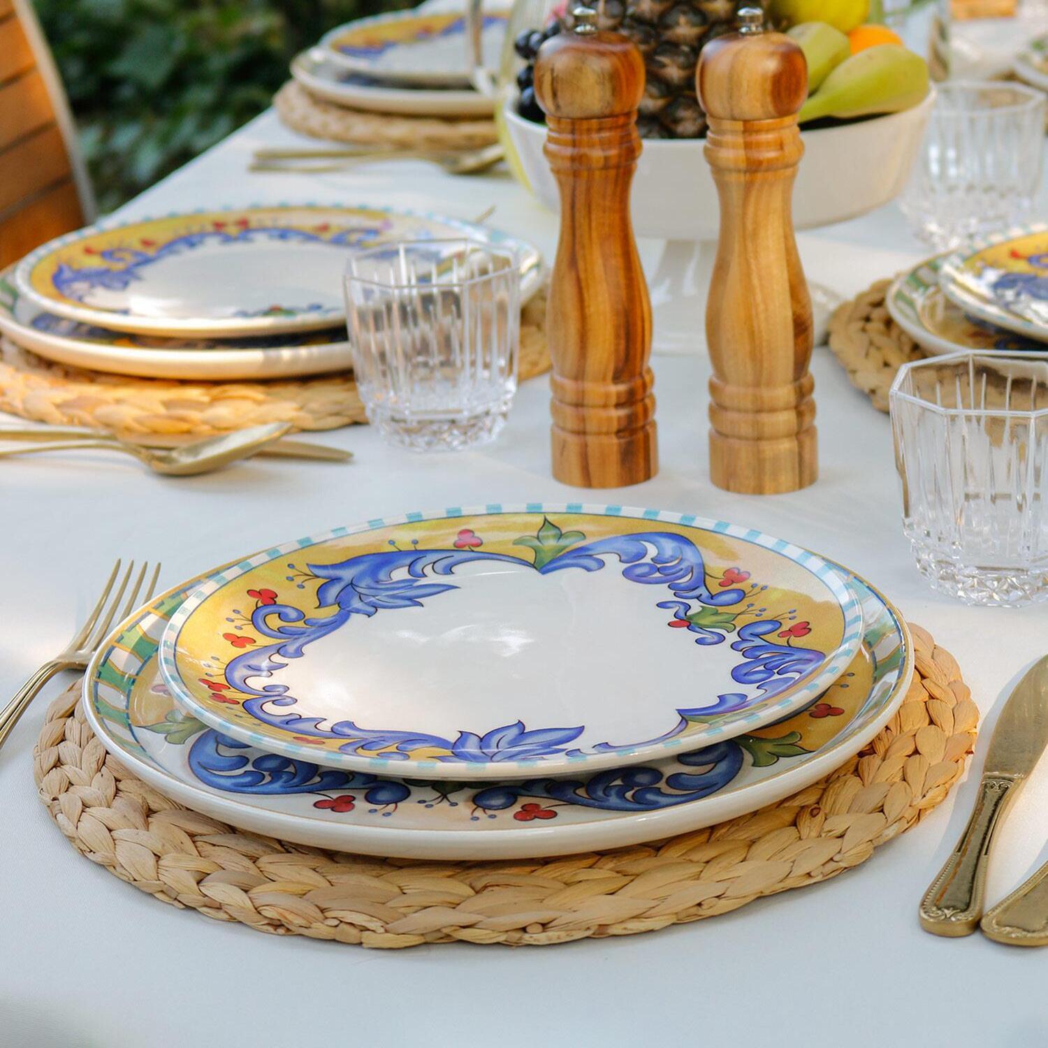 Rackhams Limoncello Collection Dinner Plates, Set Of 6 - Image 2