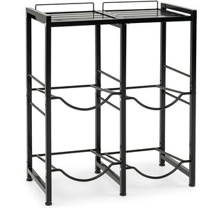 Costway 18.9 L Water Jug Holder Rack for Bottles with Top Shelf