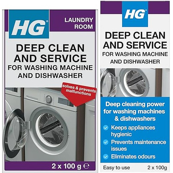 H G Deep Clean & Service for Washing Machines and Dishwashers, 0.2kg.
