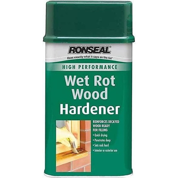 Wet Rot Wood Hardener 500ml by Ronseal.