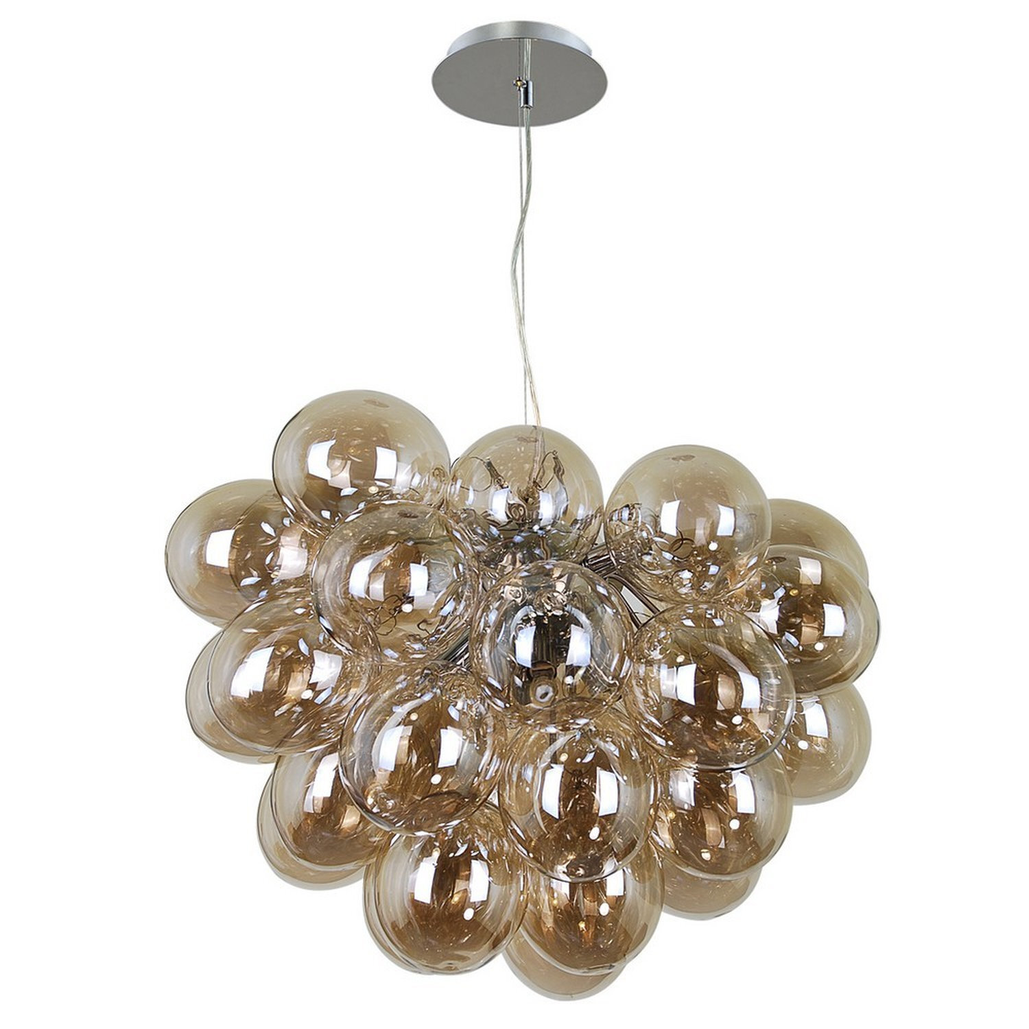 Italux Lighting Modern Pendant Light Chrome H - Chrome