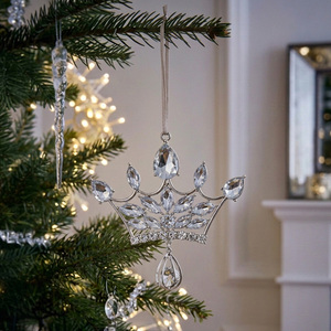 Crystal Crown Hanging Decoration