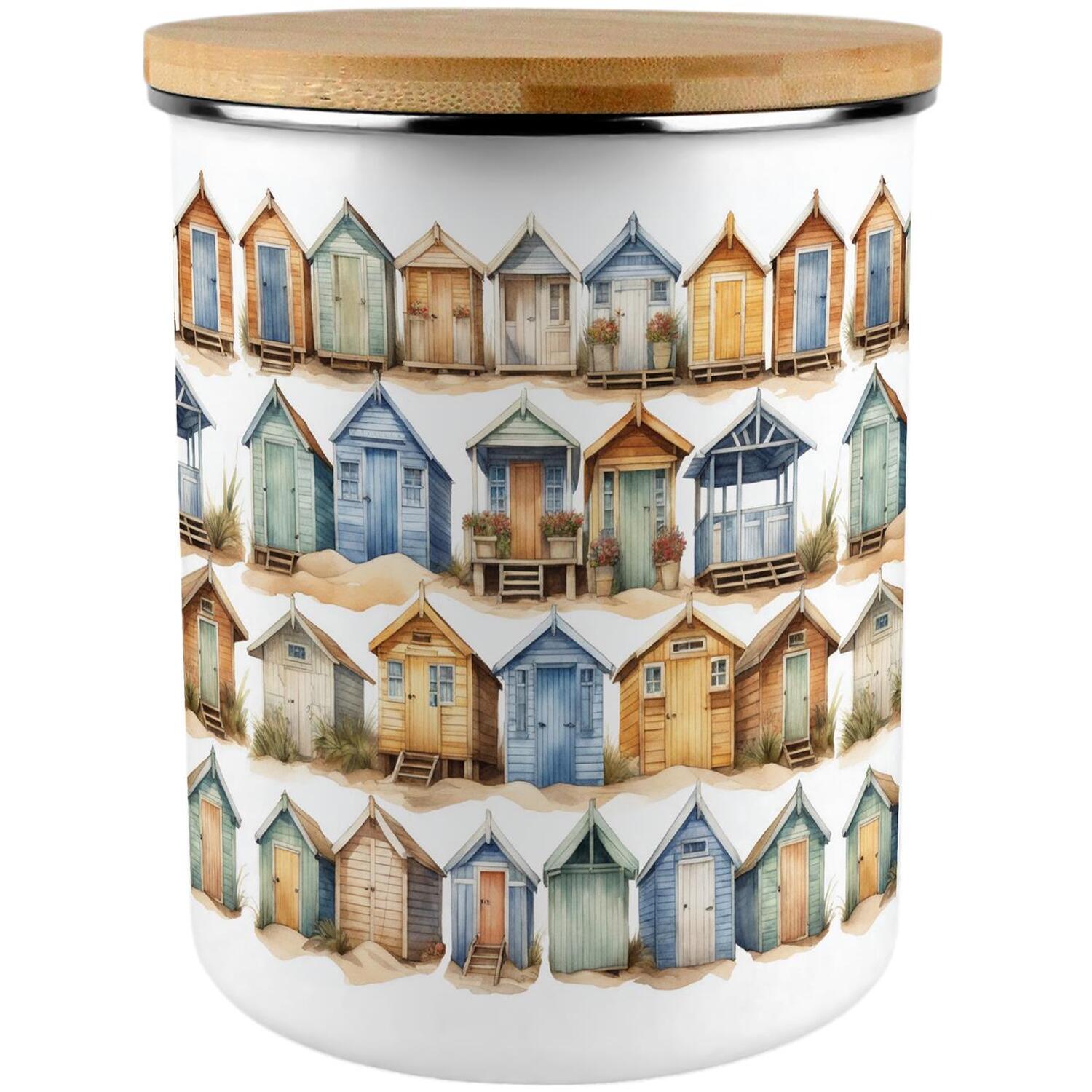 Purely Home Beach Huts Extra Large Home & Kitchen Storage Canister - Multi - Image 2