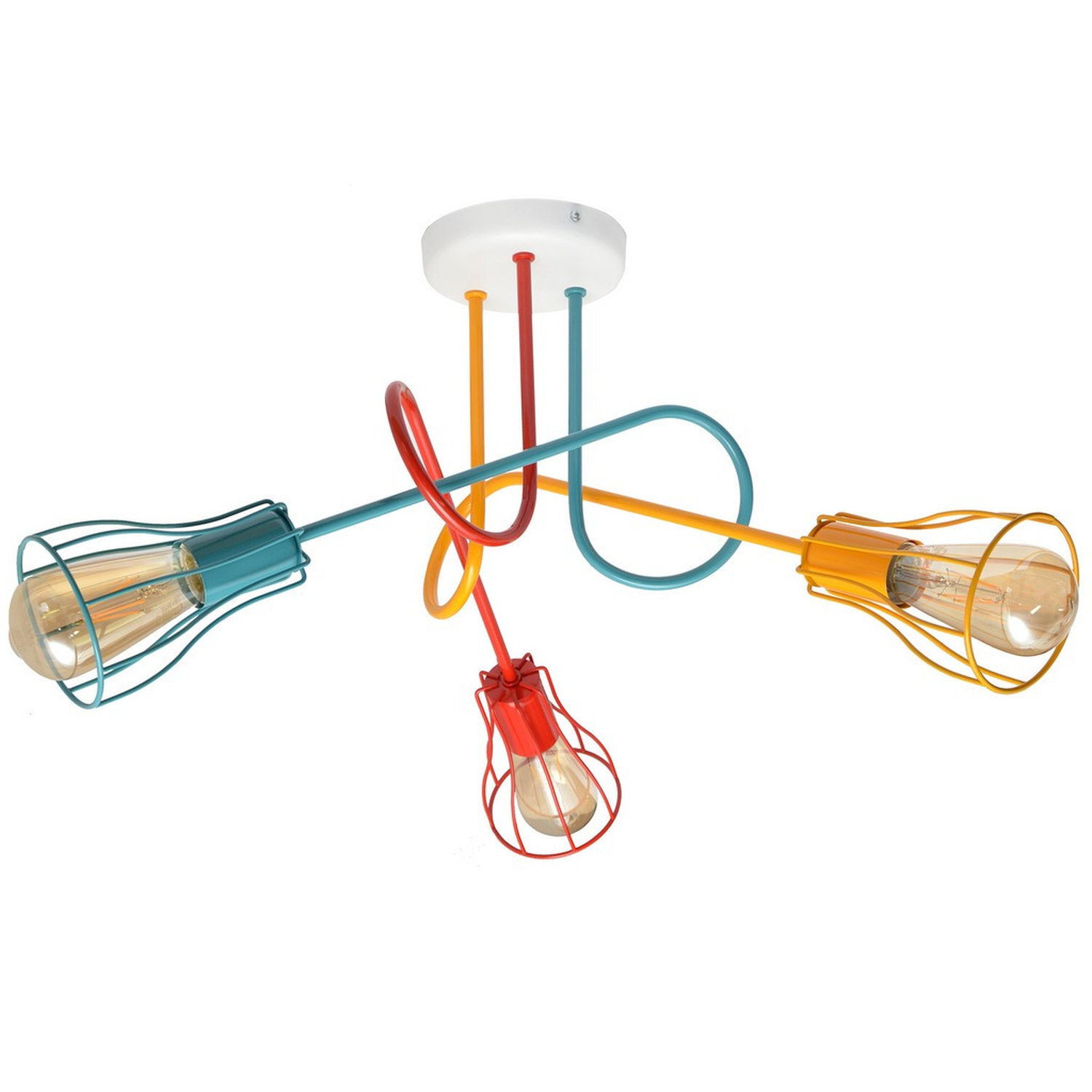 Helam Lighting Oxford Ceiling Light Multi-Coloured