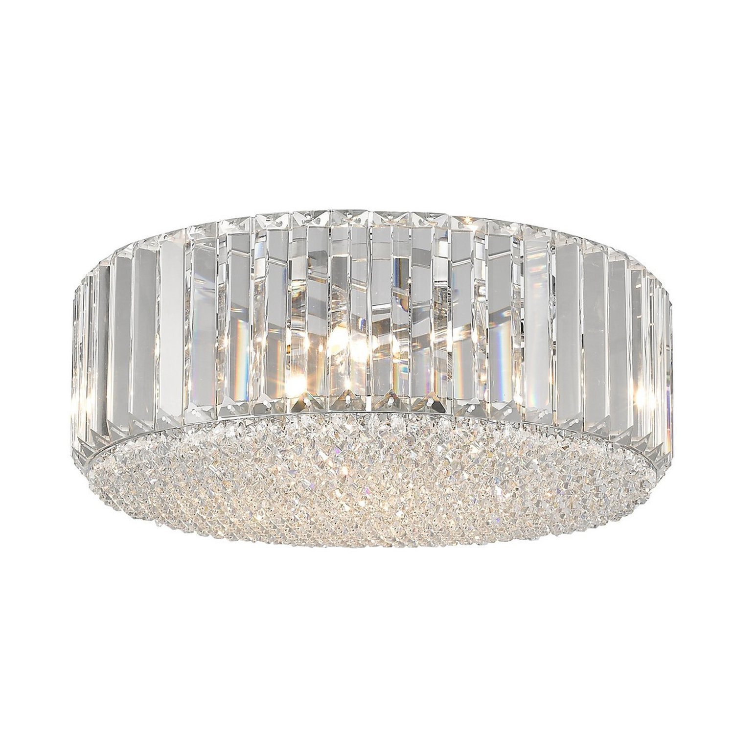 Zumaline Lighting Prince Ceiling Light Silver