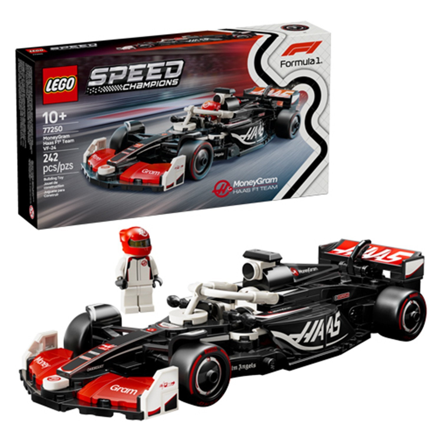 ⭐LEGO Speed Champions MoneyGram Haas F1 Team Race Car 77250⭐Brand New & Sealed⭐ - Image 20