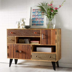 Artisan Reclaimed Wood 3 Door 3 Drawer Sideboard