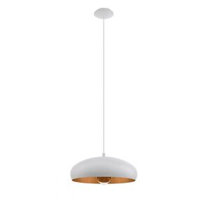 Eglo Mogano 1 White and copper retro pendant
