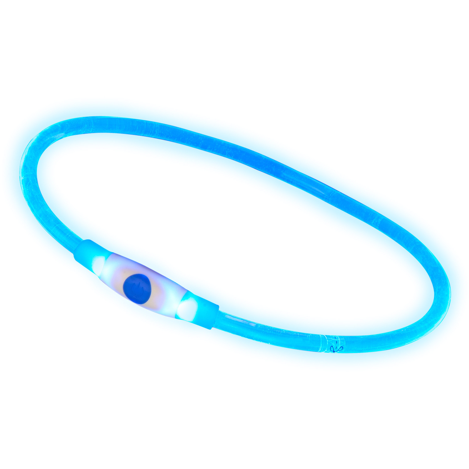 Ultra Cut To Size Led Dog Collar Light Up Safety Collar - Blue