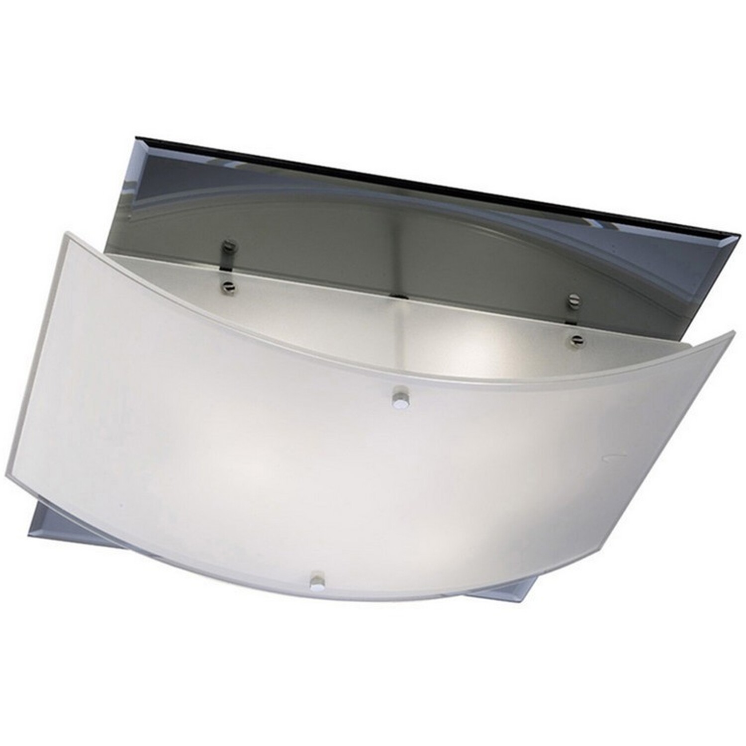 Vito Flush Ceiling 3 Light Polished Chrome, Mirror - Polished Chrome