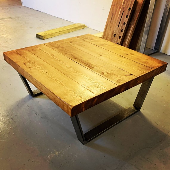 Handmade Rustic Chunky Coffee Table