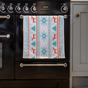 Christmas Traditional Knitted Kitchen Towel