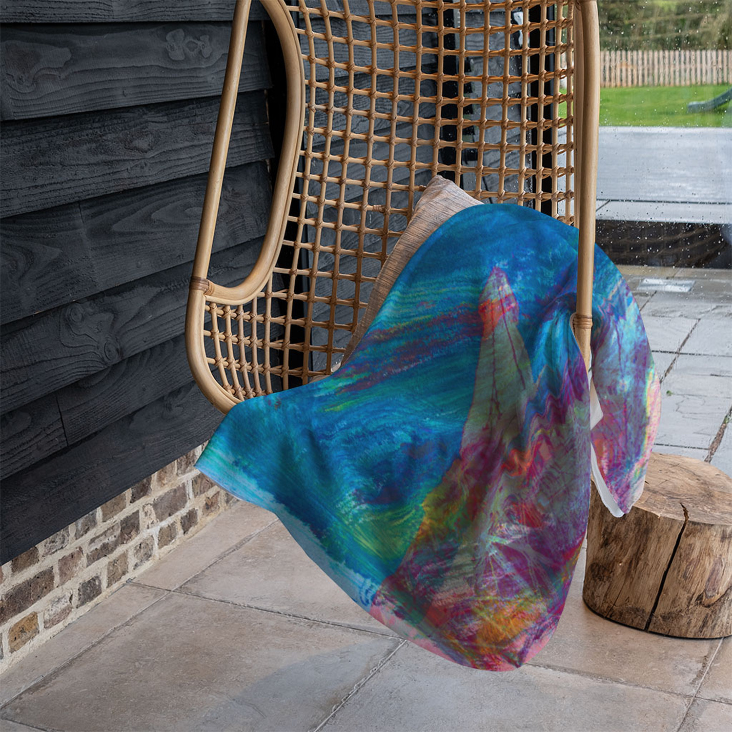 Below The Tower Blanket - Blue