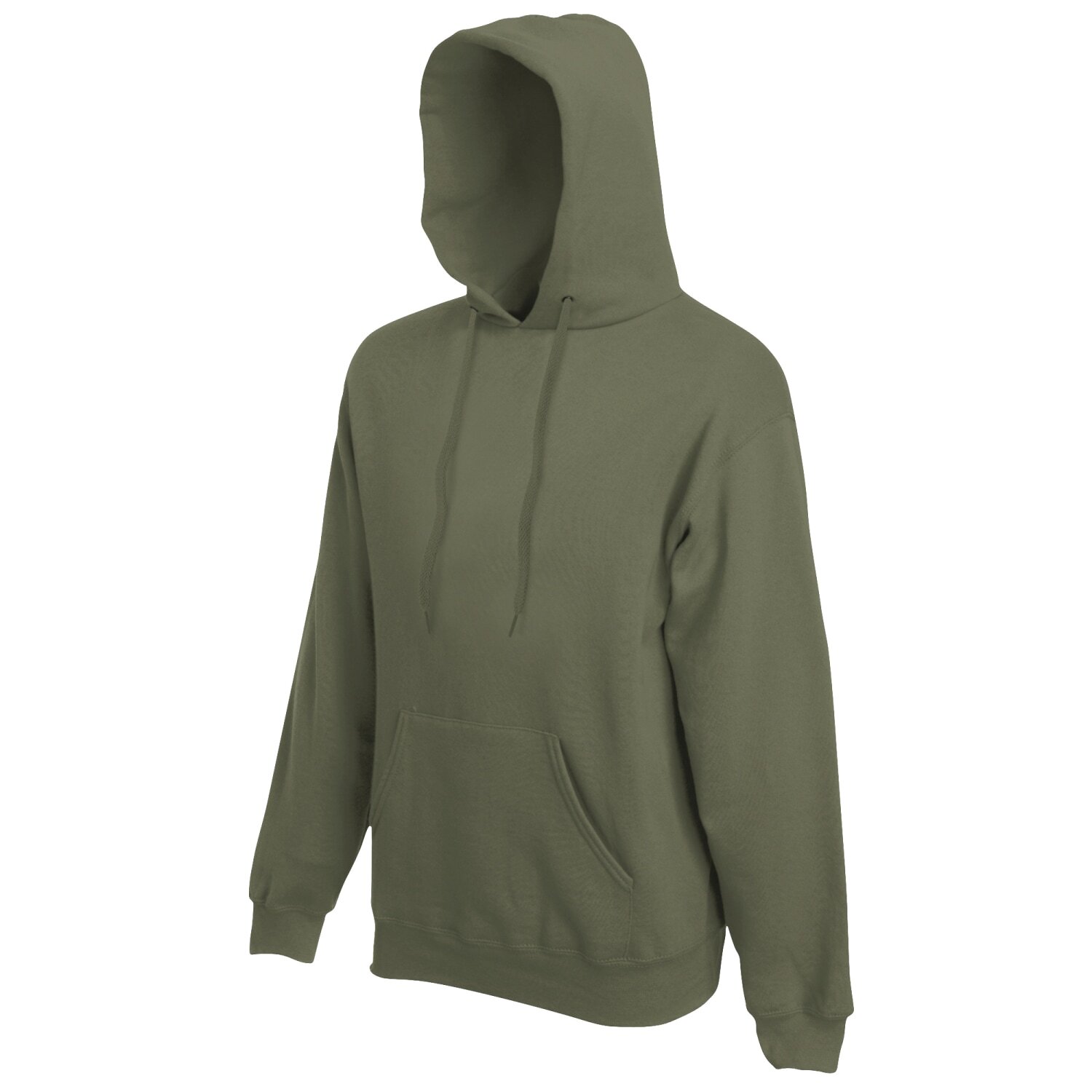Fruit Of The Loom Mens Premium 7030 Hooded Sweatshirt Hoodie - Classic Olive / L