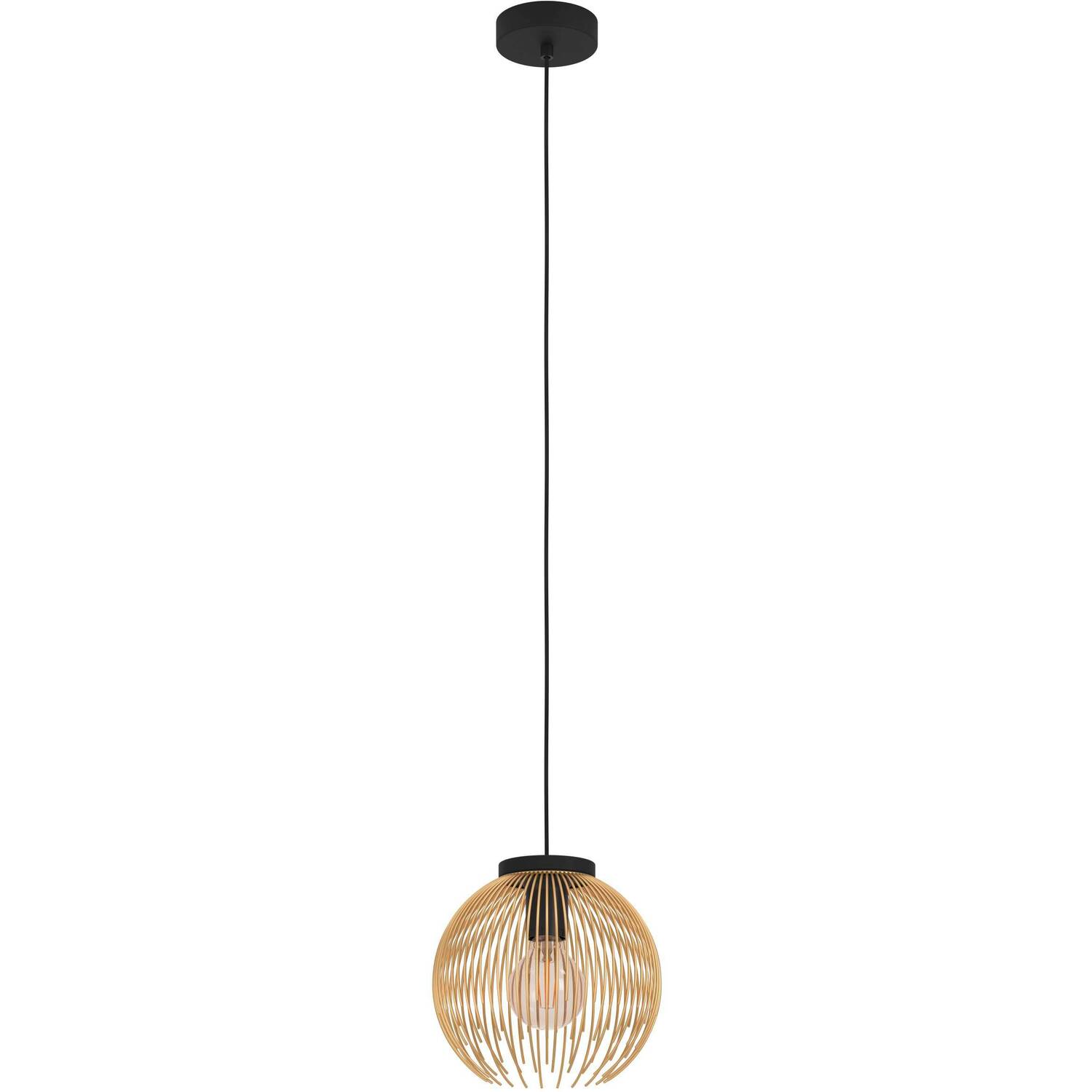 Eglo Venezuela Black And Gold Pendant Light - Black