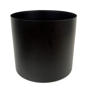 Leaf Metal Planter Plant Pot Black
