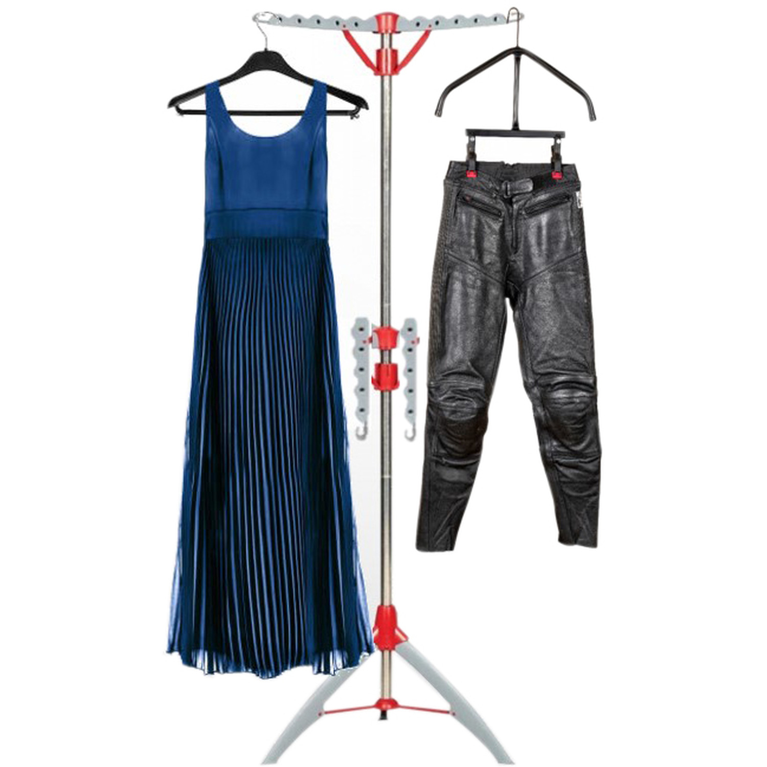 Image of Multifunctional Handy Hanger with 6 folding arms - Silver