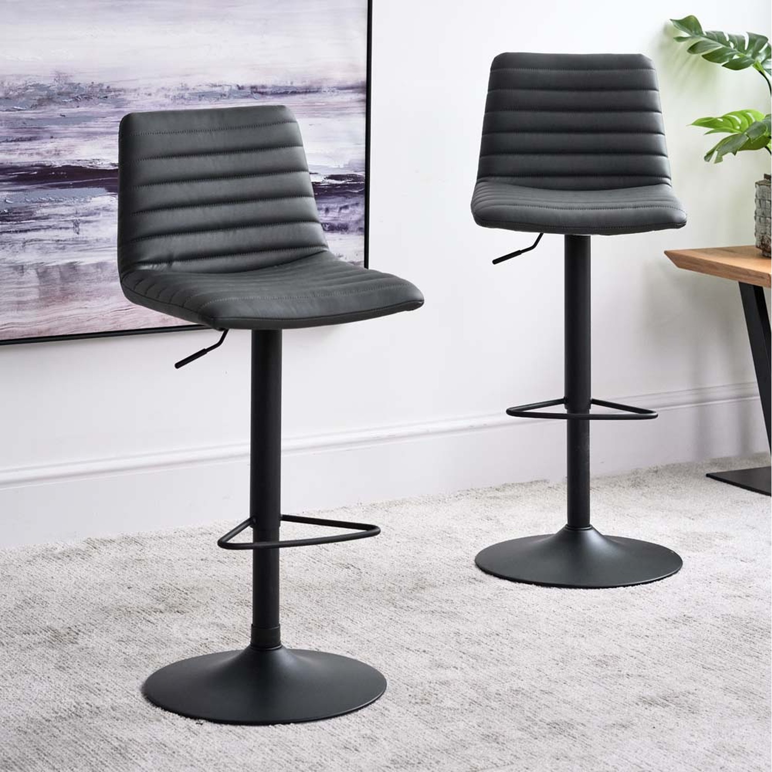 Woods Furniture - Kimmy Bar Stool (Set of 2) - Grey thumbnail