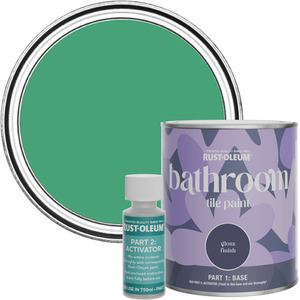 Rust-Oleum Bathroom Tile Paint in Gloss Finish - Emerald 750ml