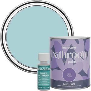 Rust-Oleum Bathroom Tile Paint in Satin Finish - Little Cyclades 750ml