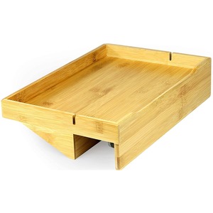 Bamboo Clip-On Bedside Shelf