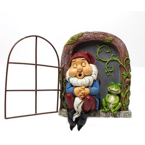 Hanging Sleeping Gnome Garden Decoration