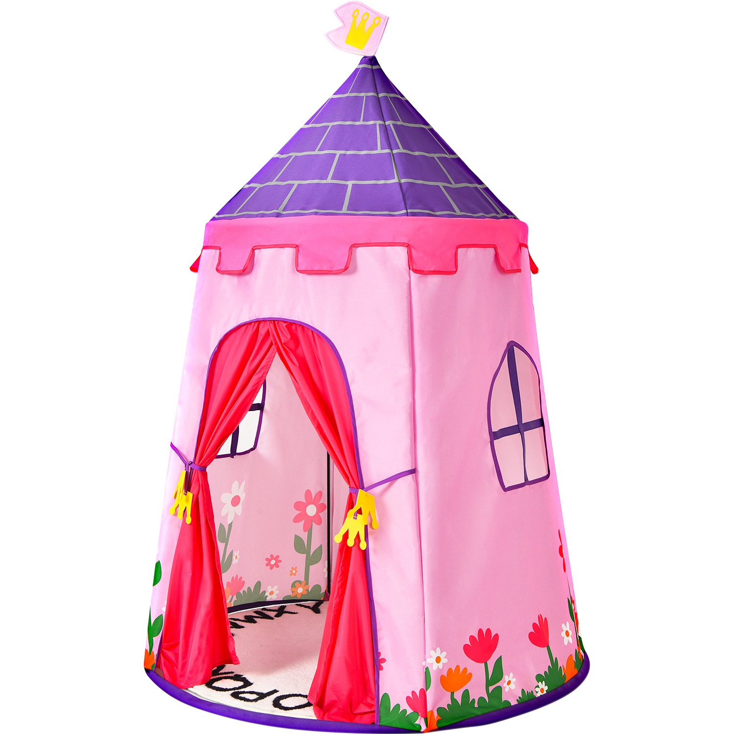 Image of Costway Portable Playhouse Tent - Pink