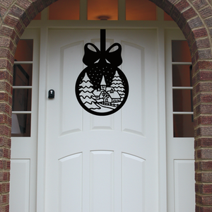 Village Bauble Front Door Sign