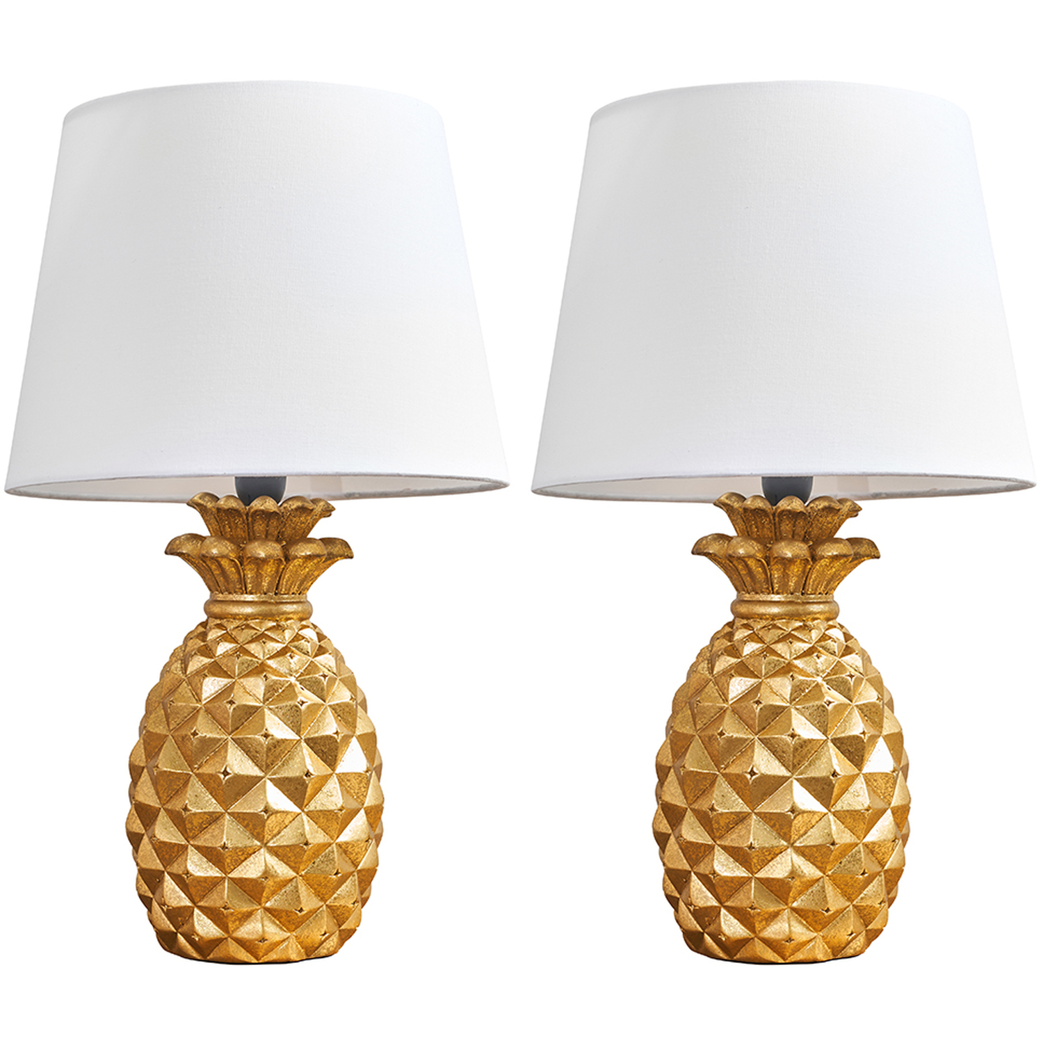Image of Pineapple Novelty Table Lamps - Set&hellip;