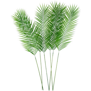 Pack of 6 x Realistic Artificial Palm Leaf