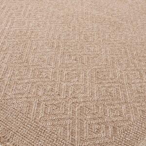Beige Nature Collection Circle Geometric Outdoor Rug shot 5097063