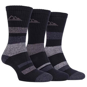 3 Pairs Ladies Anti Blister Cotton Hiking Socks with Padded Sole