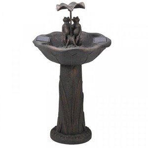 Solar Frog Water Feature