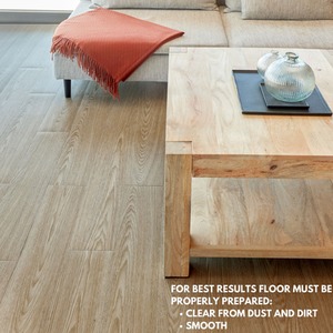 Beige Grey Self-Adhesive Floor Planks Pack of 36 Vinyl Flooring  shot 5718027